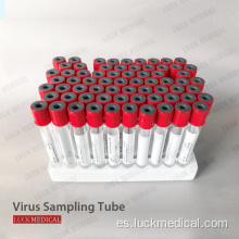 Tubo de transporte de virus con FDA de hisopo